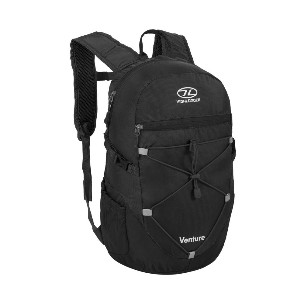 Highlander - Venture Rucksack 20L // Schwarz-Outdoor-Tagesrucksäcke-Highlander-GearFreak.de-1