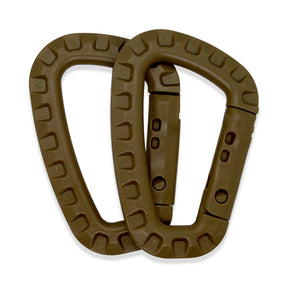 K-Force - ABS Karabiner (2 Stück) - Coyote-Feldausrüstung-K-Force Tactical-GearFreak.de-1