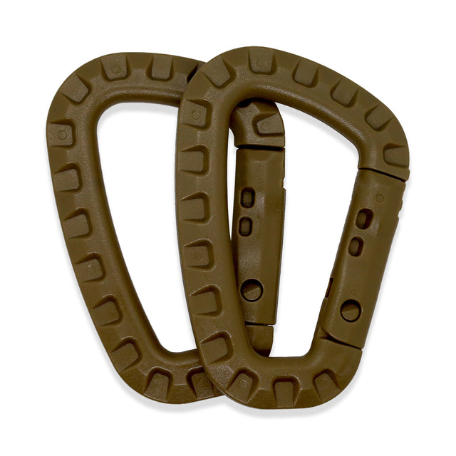 K-Force - ABS Karabiner (2 Stück) - Coyote-Feldausrüstung-K-Force Tactical-GearFreak.de-1