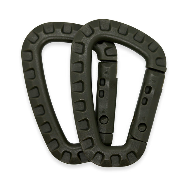 K-Force - ABS Karabiner (2 Stück) - Olivgrün-Feldausrüstung-K-Force Tactical-GearFreak.de-1