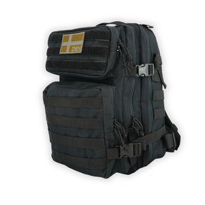 K-Force - Taktischer Assault Rucksack 25 Liter // Schwarz-Kurze Patrouille-K-Force Tactical-GearFreak.de-1