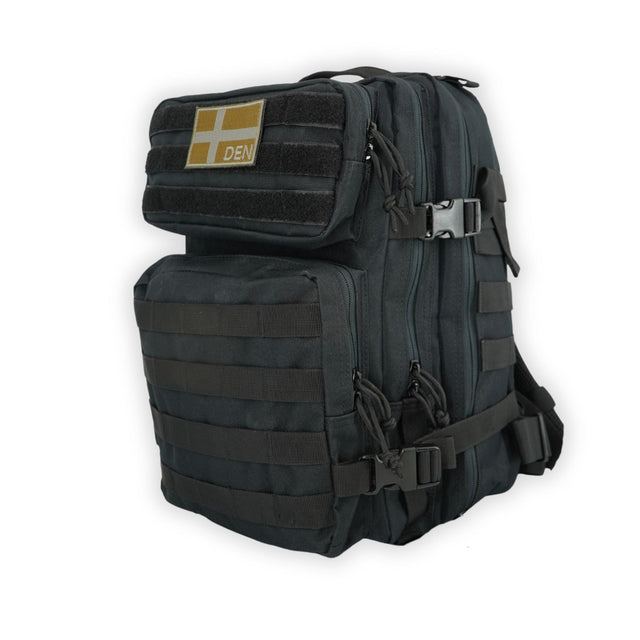 K-Force - Taktischer Assault Rucksack 25 Liter // Schwarz-Kurze Patrouille-K-Force Tactical-GearFreak.de-1