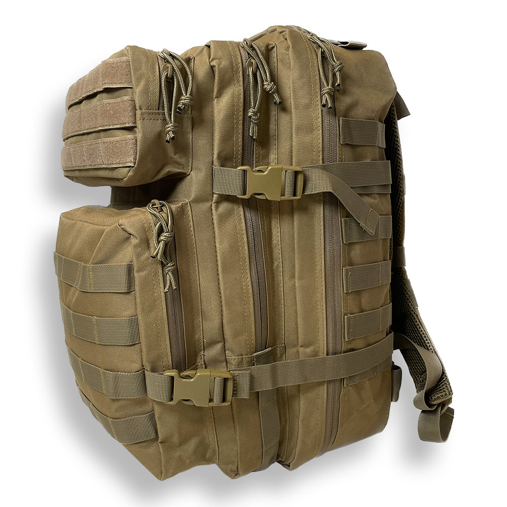 K-Force - Taktischer Assault Rucksack 40 Liter // Sand / Wüste-Kurze Patrouille-K-Force Tactical-GearFreak.de-1