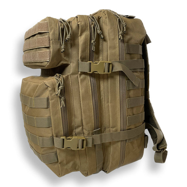 K-Force - Taktischer Assault Rucksack 40 Liter // Sand / Wüste-Kurze Patrouille-K-Force Tactical-GearFreak.de-1