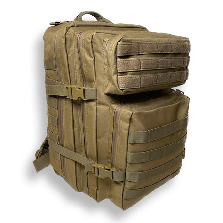 K-Force - Taktischer Assault Rucksack 40 Liter // Sand / Wüste-Kurze Patrouille-K-Force Tactical-GearFreak.de-3