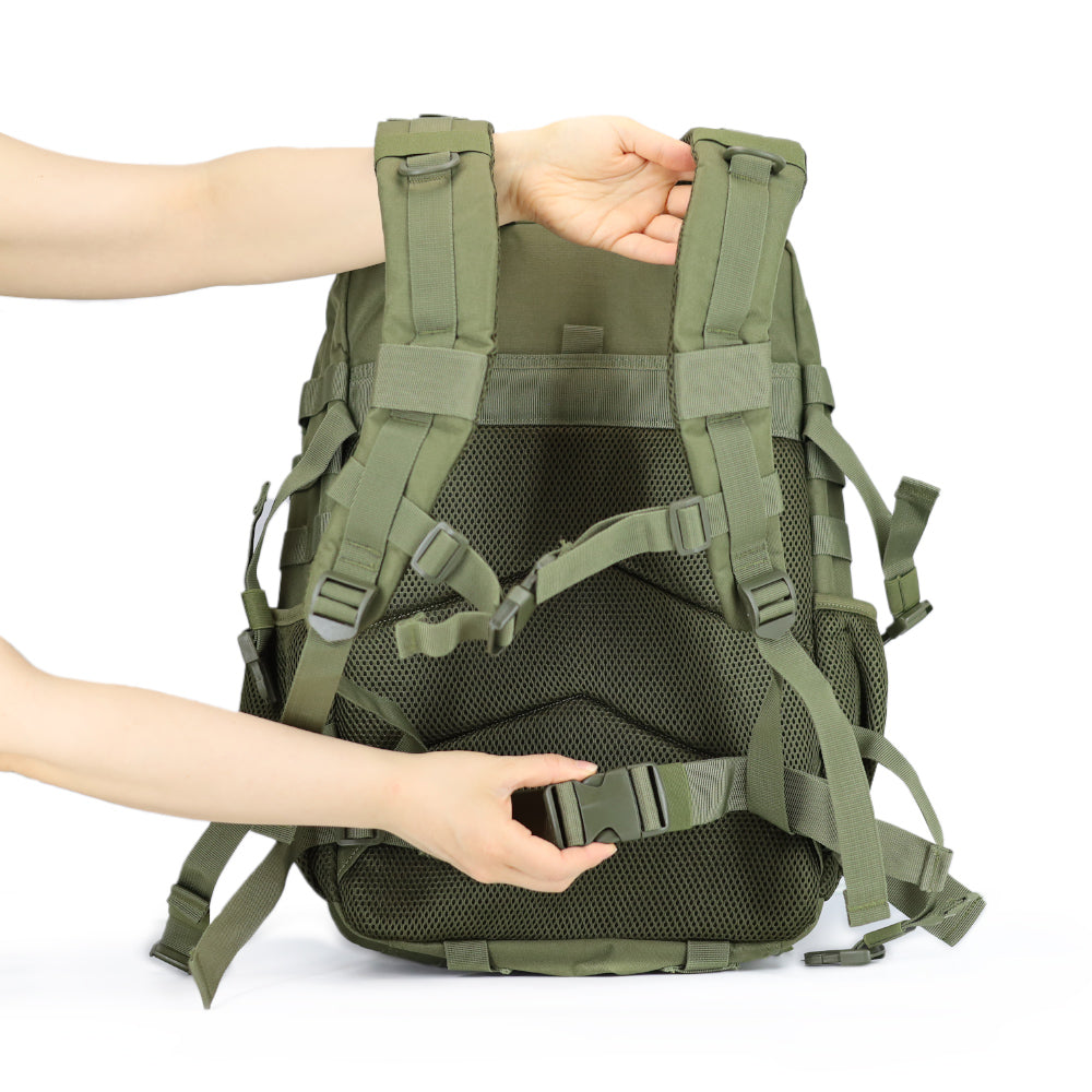 K-Force - Taktischer Explorer-Rucksack 40L // Olivgrün-Kurze Patrouille-K-Force Tactical-GearFreak.de-6