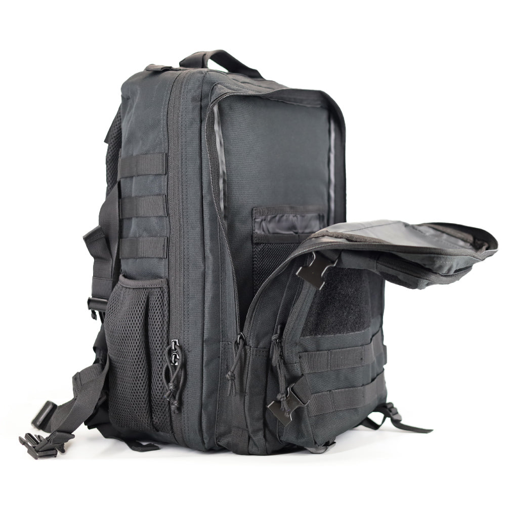 K-Force - Taktischer Explorer-Rucksack 40L // Schwarz-Kurze Patrouille-K-Force Tactical-GearFreak.de-3