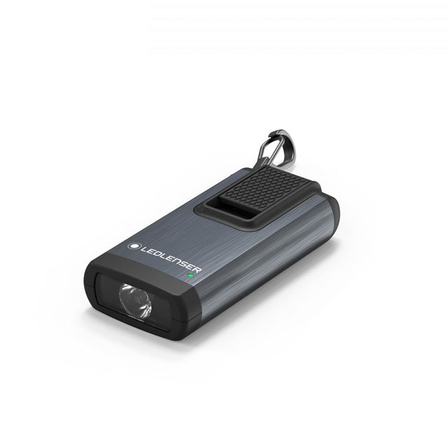LEDLENSER - K6R Schlüsselbund-Taschenlampe 400 Lumen // Grau-Taschenlampen-LEDLENSER-GearFreak.de-1