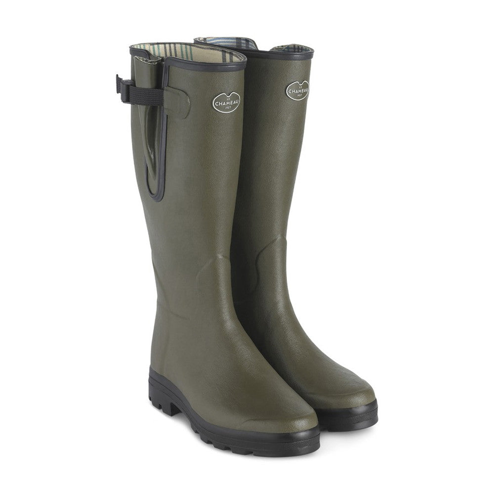 Le Chameau - Vierzon Herren Gummistiefel mit Jerseyfutter // Dunkelgrün-Gummistiefel-Le Chameau-GearFreak.de-1