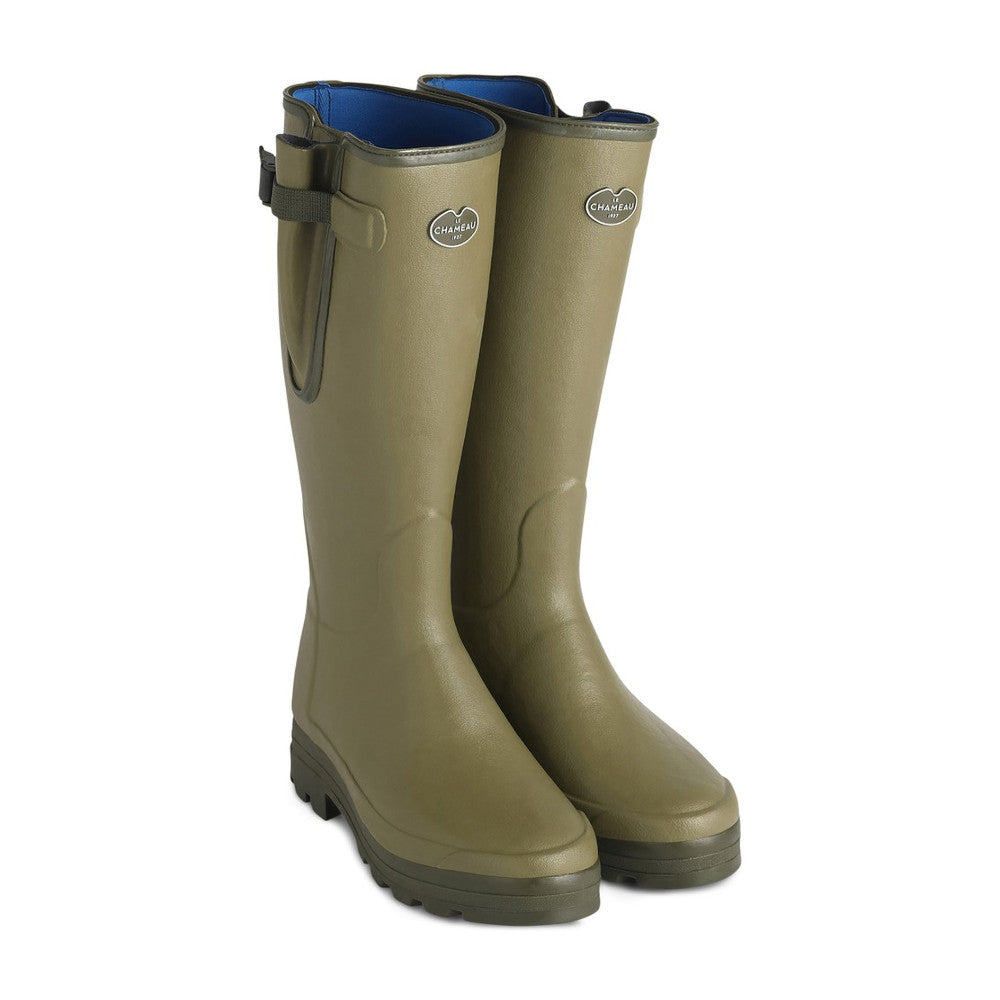 Le Chameau - Vierzonord Neopren Herren Gummistiefel // Grün-Gummistiefel-Le Chameau-GearFreak.de-1