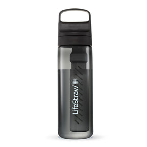 LifeStraw - Go 2.0 Filter-Wasserflasche 650ml // Schwarz-Wasserreinigung-LifeStraw-GearFreak.de-1