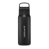 LifeStraw - Go Edelstahl 2.0 Filter-Wasserflasche 710ml Schwarz-Wasserreinigung-LifeStraw-GearFreak.de-1