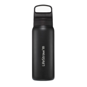 LifeStraw - Go Edelstahl 2.0 Filter-Wasserflasche 710ml Schwarz-Wasserreinigung-LifeStraw-GearFreak.de-1