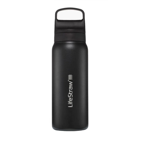 LifeStraw - Go Edelstahl 2.0 Filter-Wasserflasche 710ml Schwarz-Wasserreinigung-LifeStraw-GearFreak.de-1
