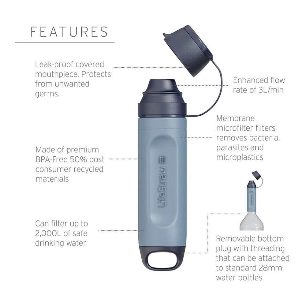 LifeStraw - Peak Series SOLO Mountain Wasserfilter Blau-Wasserreinigung-LifeStraw-GearFreak.de-4