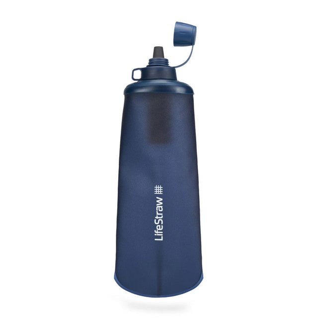 LifeStraw - Peak Squeeze-Flasche 1L // Blau-Wasserreinigung-LifeStraw-GearFreak.de-1