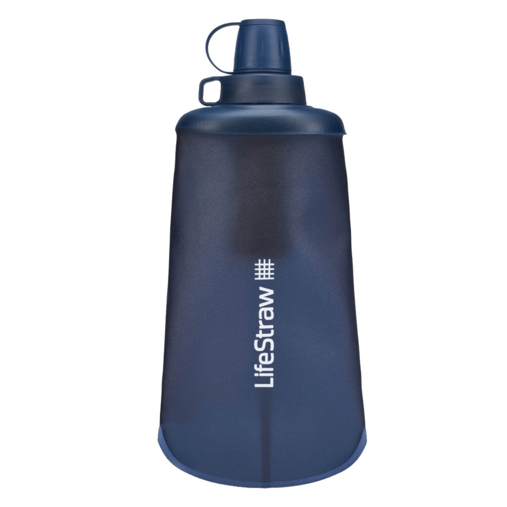 LifeStraw - Peak Squeeze-Flasche 650 ml // Blau-Wasserreinigung-LifeStraw-GearFreak.de-1
