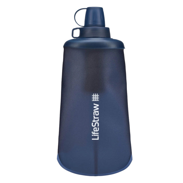 LifeStraw - Peak Squeeze-Flasche 650 ml // Blau-Wasserreinigung-LifeStraw-GearFreak.de-1