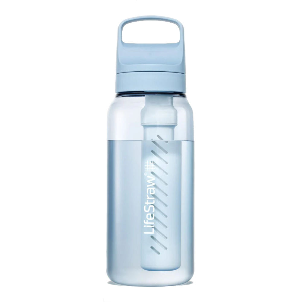 Lifestraw - Go Series Wasserflasche 1L // Hellblau-Wasserreinigung-LifeStraw-GearFreak.de-1