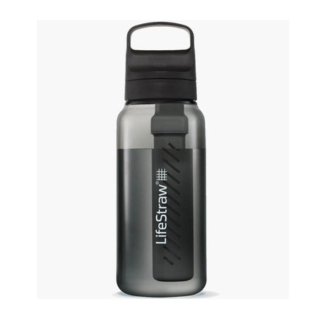 Lifestraw - Go Series Wasserflasche 1L // Schwarz-Wasserreinigung-LifeStraw-GearFreak.de-1