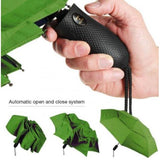 Lifeventure - Trek Regenschirm Regenschirm // Schwarz - Medium-Diverse Outdoor-Ausrüstung-Lifeventure-GearFreak.de-3