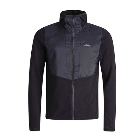 Lundhags - Padje Merino Block Hemd // Schwarz-Fleecejacken & Pullover - Herren-Lundhags-GearFreak.de-1