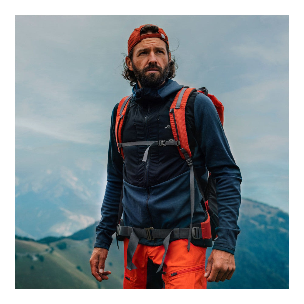 Lundhags - Padje Merino Block Hemd // Dunkelblau