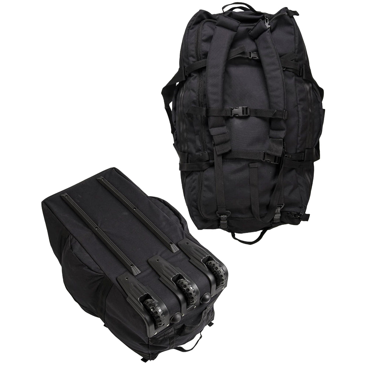Mil-Tec - Combat Duffle Taske Med Hjul // Sort-Grej Transport-Mil-Tec-GearFreak.de-2