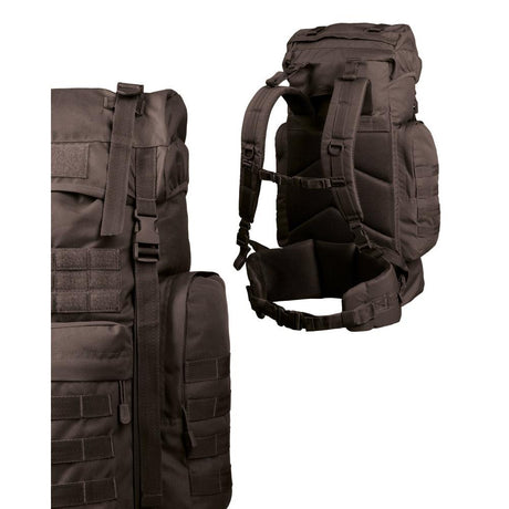 Mil-Tec - Deutscher Gen.II Rucksack L 65L // Schwarz-Wanderrucksäcke-Mil-Tec-GearFreak.de-2