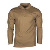 Mil-Tec - Herren Tactical Quickdry Langarm-Polo // Sand-Pullover - Herren-Mil-Tec-GearFreak.de-1