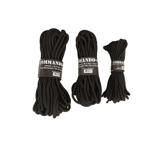 Mil-Tec - Kommandoseil 15 m // Schwarz-Feldausrüstung-Mil-Tec-GearFreak.de-1