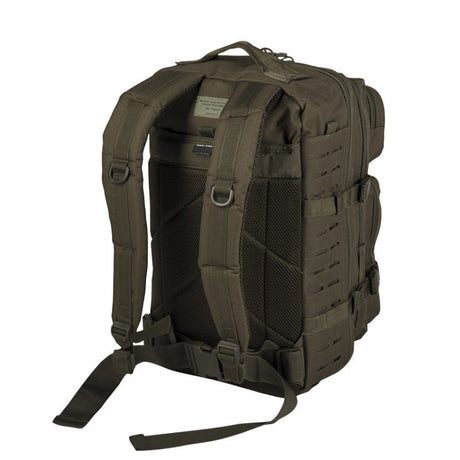 Mil-Tec - Laser Cut Assault Großer Rucksack (36L) // Olivgrün-Kurze Patrouille-Mil-Tec-GearFreak.de-2