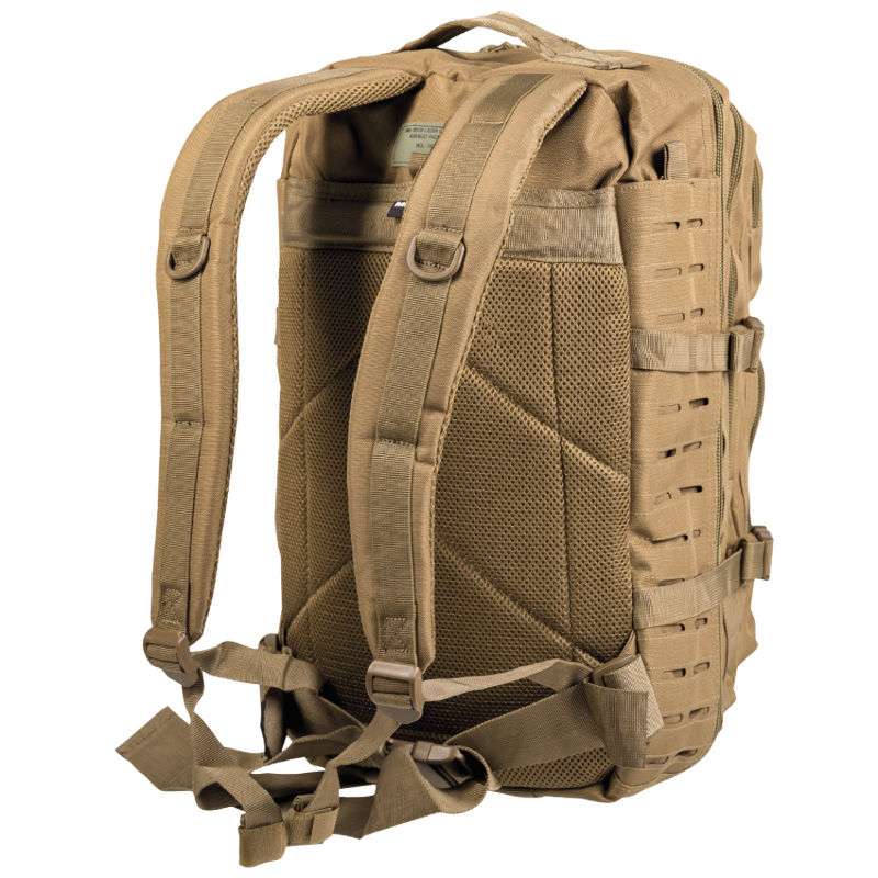 Mil-Tec - Laser Cut Assault Großer Rucksack (36L) // Sand / Wüste-Kurze Patrouille-Mil-Tec-GearFreak.de-2