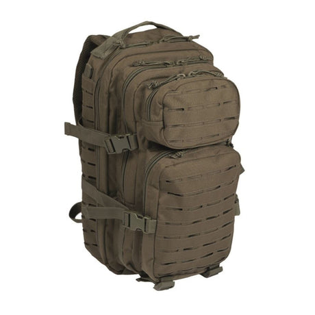 Mil-Tec - Laser Cut Assault Kleiner Rucksack (20L) // Olivgrün-Kurze Patrouille-Mil-Tec-GearFreak.de-1
