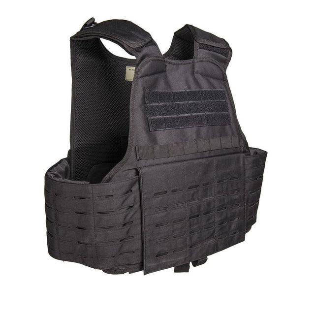 Mil-Tec - Lasergeschnittene Trägerweste // Schwarz-Kampfweste & Basis-Mil-Tec-GearFreak.de-1