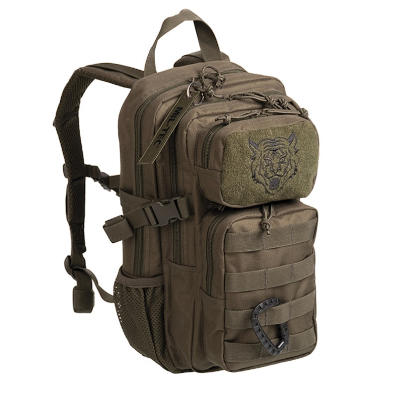 Mil-Tec - Militärrucksack für Kinder (14L) // Olivgrün-Outdoor-Tagesrucksäcke-Mil-Tec-GearFreak.de-1