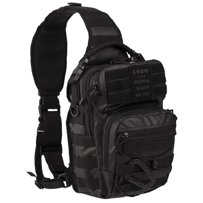 Mil-Tec - One Strap Assault Pack Small Tactical // Schwarz-Grab & Go-Taschen-Mil-Tec-GearFreak.de-1