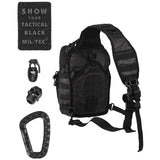 Mil-Tec - One Strap Assault Pack Small Tactical // Schwarz-Grab & Go-Taschen-Mil-Tec-GearFreak.de-2