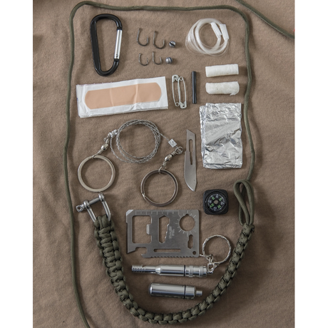 Mil-Tec - Paracord Survival Kit Large // Schwarz-Überlebensausrüstung-Mil-Tec-GearFreak.de-2