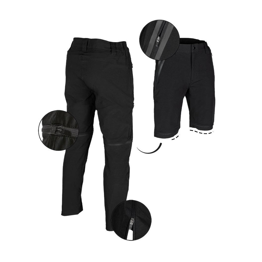 Mil-Tec - Performance Zip-Off Hose Schwarz-Outdoor-Hose - Herren-Mil-Tec-GearFreak.de-2