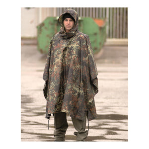 Mil-Tec - Ripstop Regenschutz // Flecktarn-Regenbekleidung - Herren-Mil-Tec-GearFreak.de-1