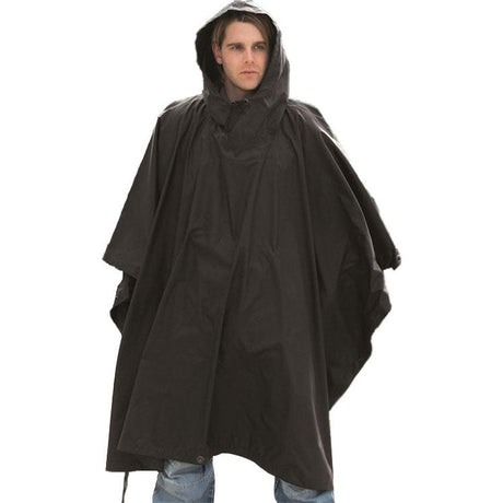 Mil-Tec - Ripstop-Regenschutz // Schwarz-Regenbekleidung - Herren-Mil-Tec-GearFreak.de-1