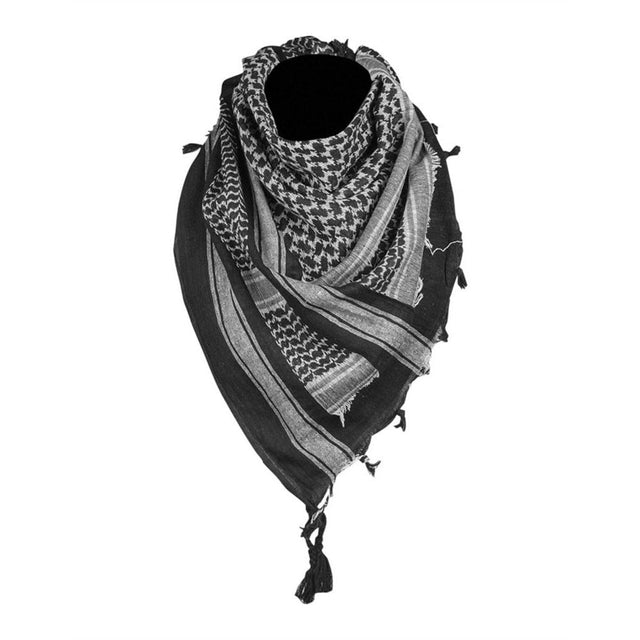 Mil-Tec - Shemagh Schal // Schwarz / Grau-Kopfbedeckung-Mil-Tec-GearFreak.de-1