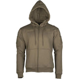 Mil-Tec - Tactical Hoodie Hættetrøje m. Lynlås // Olivengrøn-Øvrig Millitærbeklædning-Mil-Tec-GearFreak.de-1