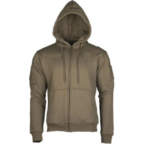 Mil-Tec - Tactical Hoodie Hættetrøje m. Lynlås // Olivengrøn-Øvrig Millitærbeklædning-Mil-Tec-GearFreak.de-1