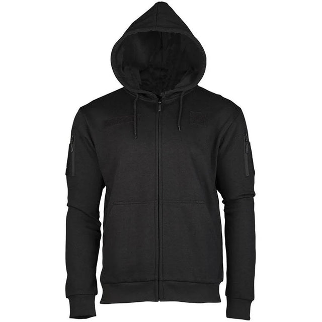 Mil-Tec - Tactical Hoodie Hættetrøje m. Lynlås // Sort-Øvrig Millitærbeklædning-Mil-Tec-GearFreak.de-1