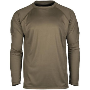 Mil-Tec - Tactical Quick Dry Langarm-T-Shirt // Olivgrün-Outdoor-T-Shirts - Herren-Mil-Tec-GearFreak.de-1