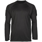 Mil-Tec - Tactical Quick Dry Langarm-T-Shirt // Schwarz-Outdoor-T-Shirts - Herren-Mil-Tec-GearFreak.de-1