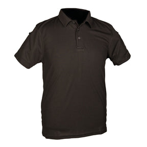 Mil-Tec - Tactical Quickdry Poloshirt für Herren // Schwarz-Outdoor-T-Shirts - Herren-Mil-Tec-GearFreak.de-1