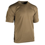 Mil-Tec - Tactical Quickdry T-Shirt // Dunkler Sand / Coyote-Outdoor-T-Shirts - Herren-Mil-Tec-GearFreak.de-1